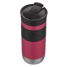 Contigo SnapSeal Byron 2.0 Thermo Stainless Steel Bottle (Thermalock Vacuum Insulation) 470ml Dragonfruit Red